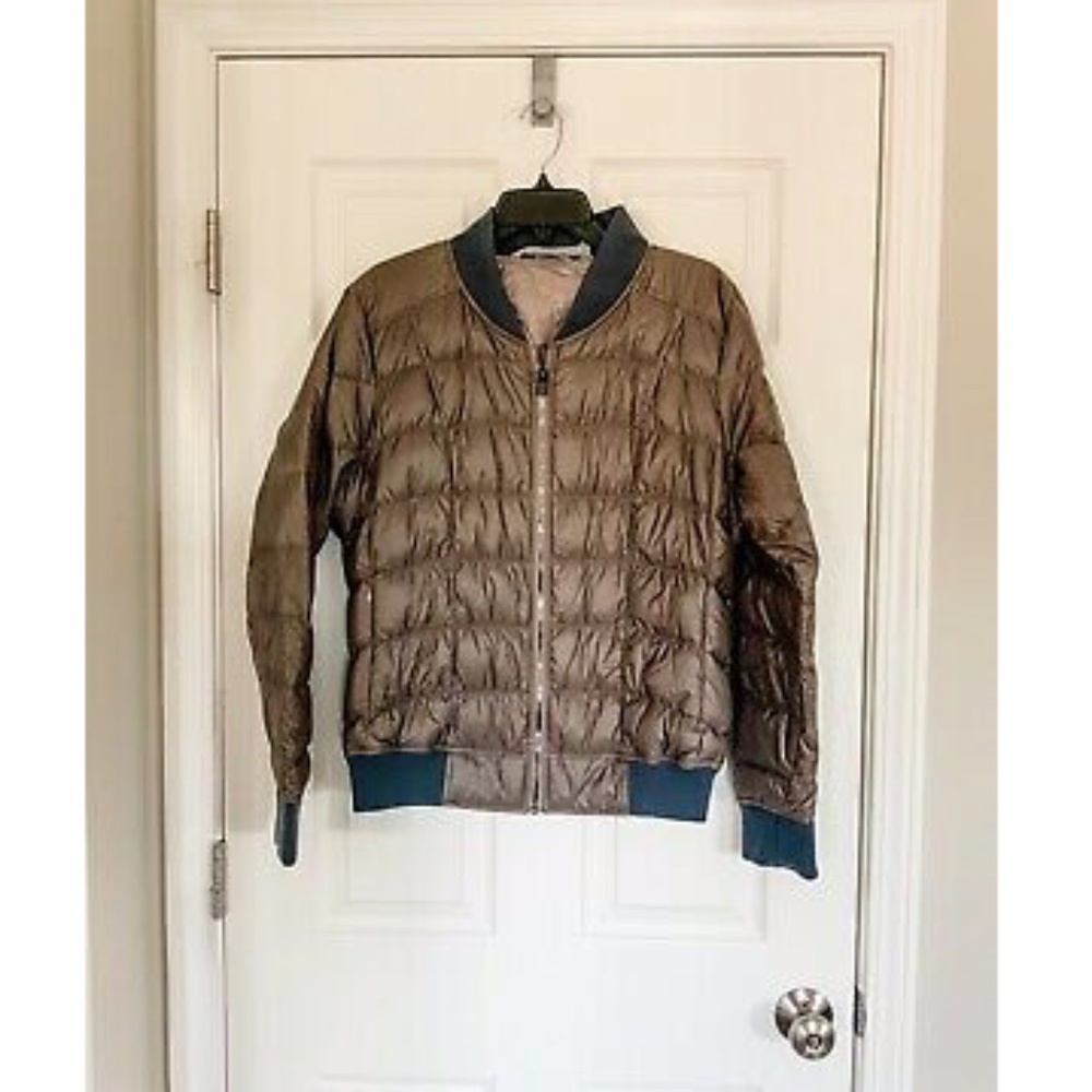 Athleta Down Coat Large Gem